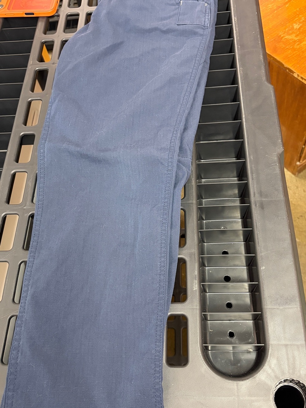 Carhartt Navy Blue Work Chinos - Straight Leg